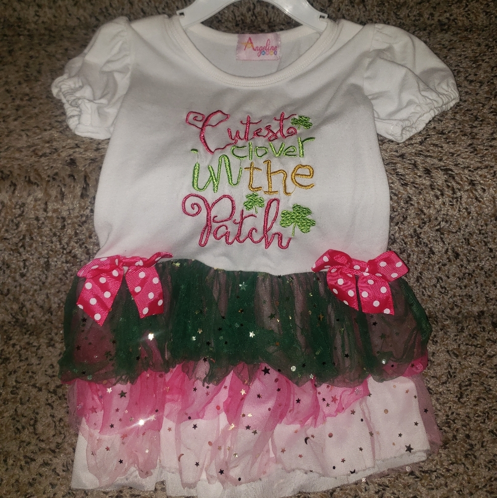 Angeline kids St. Patrick's Day dress